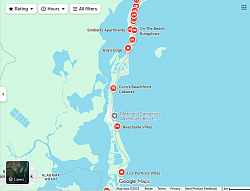 Oceanfront vacation rentals in Maya Beach Belize